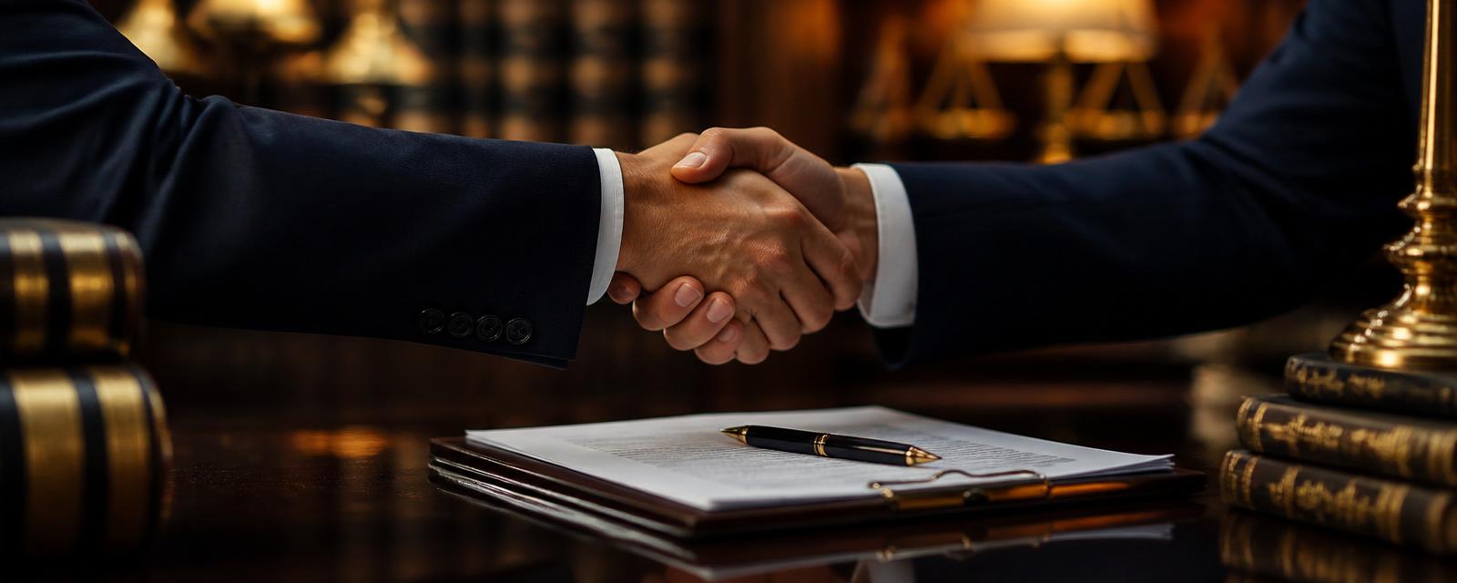 Acuerdo profesional entre abogado y cliente